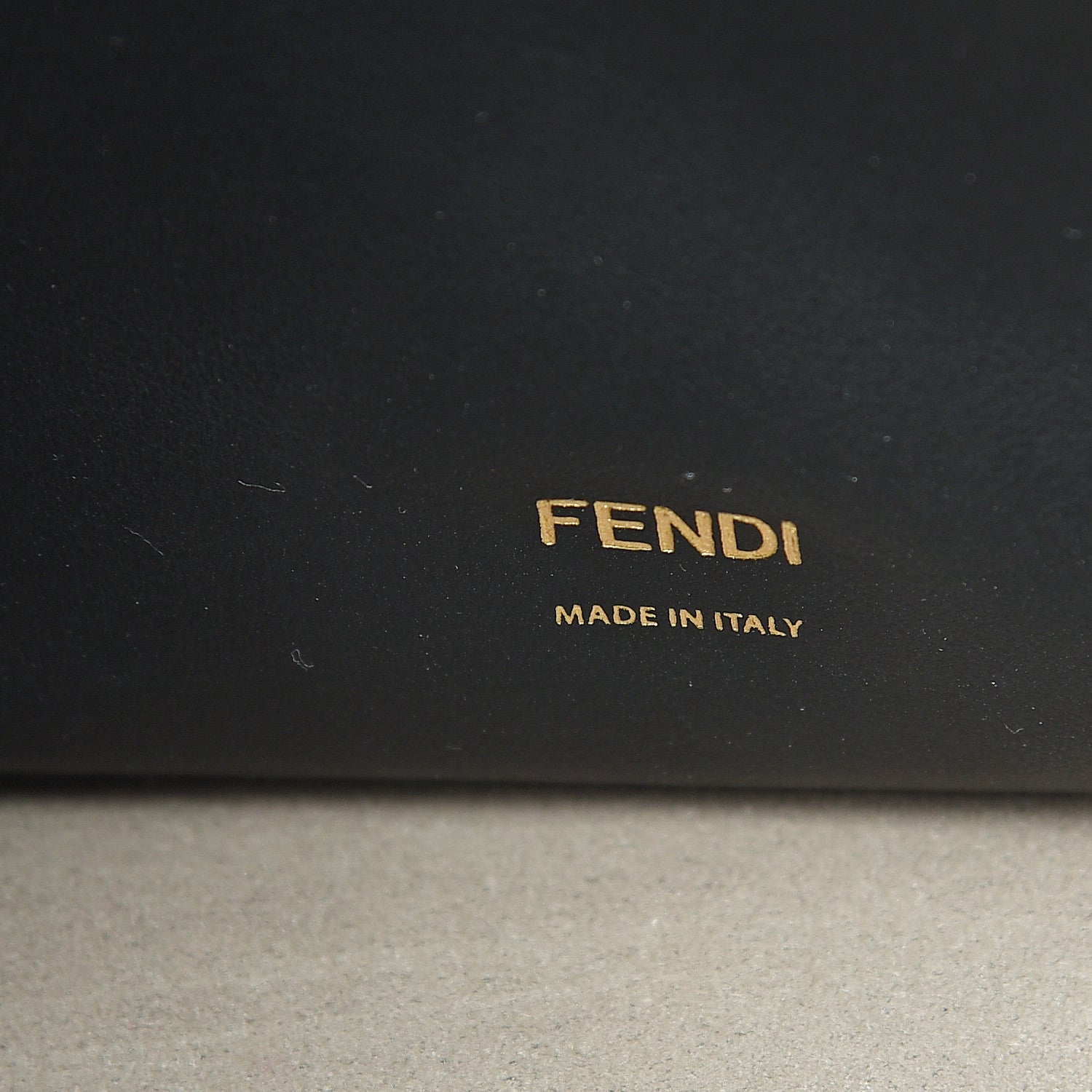 Fendi Vitello Grace Bi-Color FF 1974 Embossed Flip Tote Black Maya 7 of 12