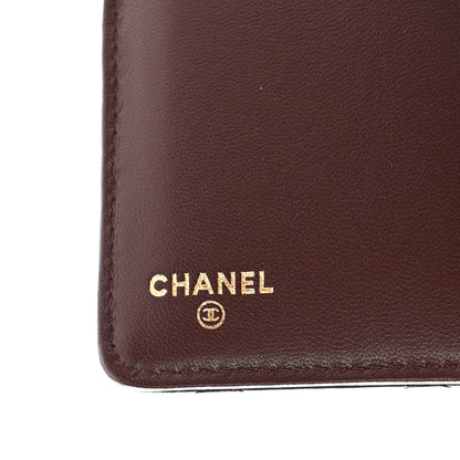 Chanel Lambskin Quilted Zipped Pocket Wallet Black 7 of 10