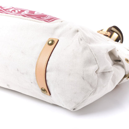 Louis Vuitton Toile Globe Shopper Cabas GM Red 6 of 8