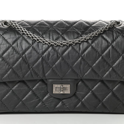 Chanel Aged Calfskin Quilted 2.55 Reissue 226 Flap Black 8 of 13