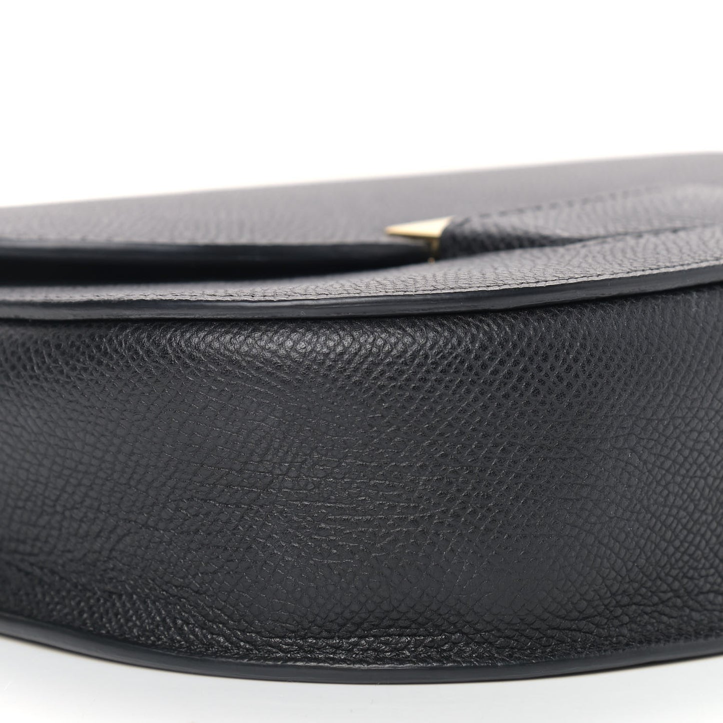 Grained Calfskin Small Trotteur Black