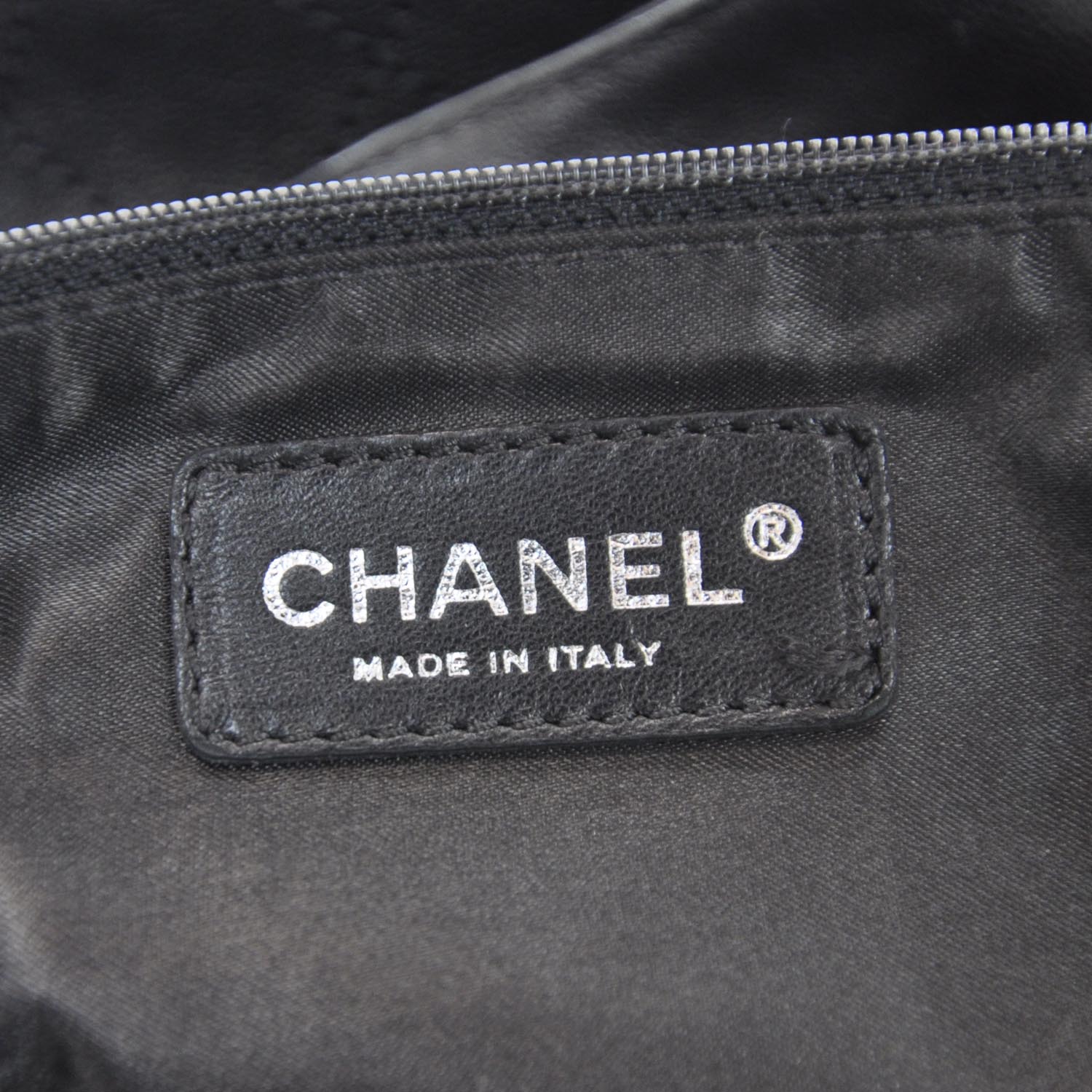 Chanel Calfskin Coco Cabas Black 8 of 9
