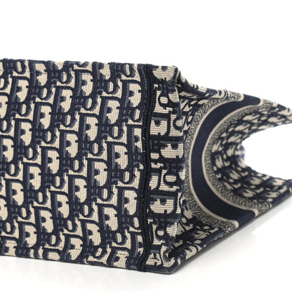 Christian Dior Oblique Medium Book Tote Blue Multicolor 9 of 9