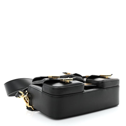 Fendi Shiny Nappa Multipocket Baguette Black 4 of 9