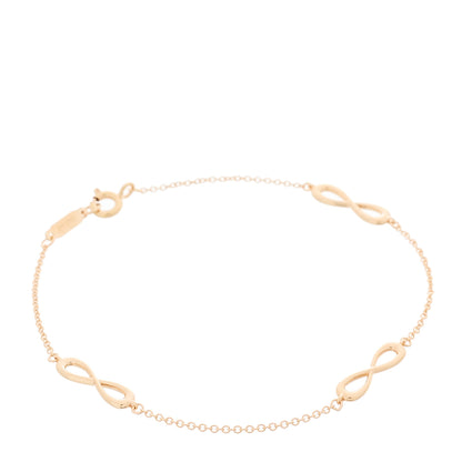 Tiffany 18K Rose Gold Infinity Endless Bracelet 1 of 3