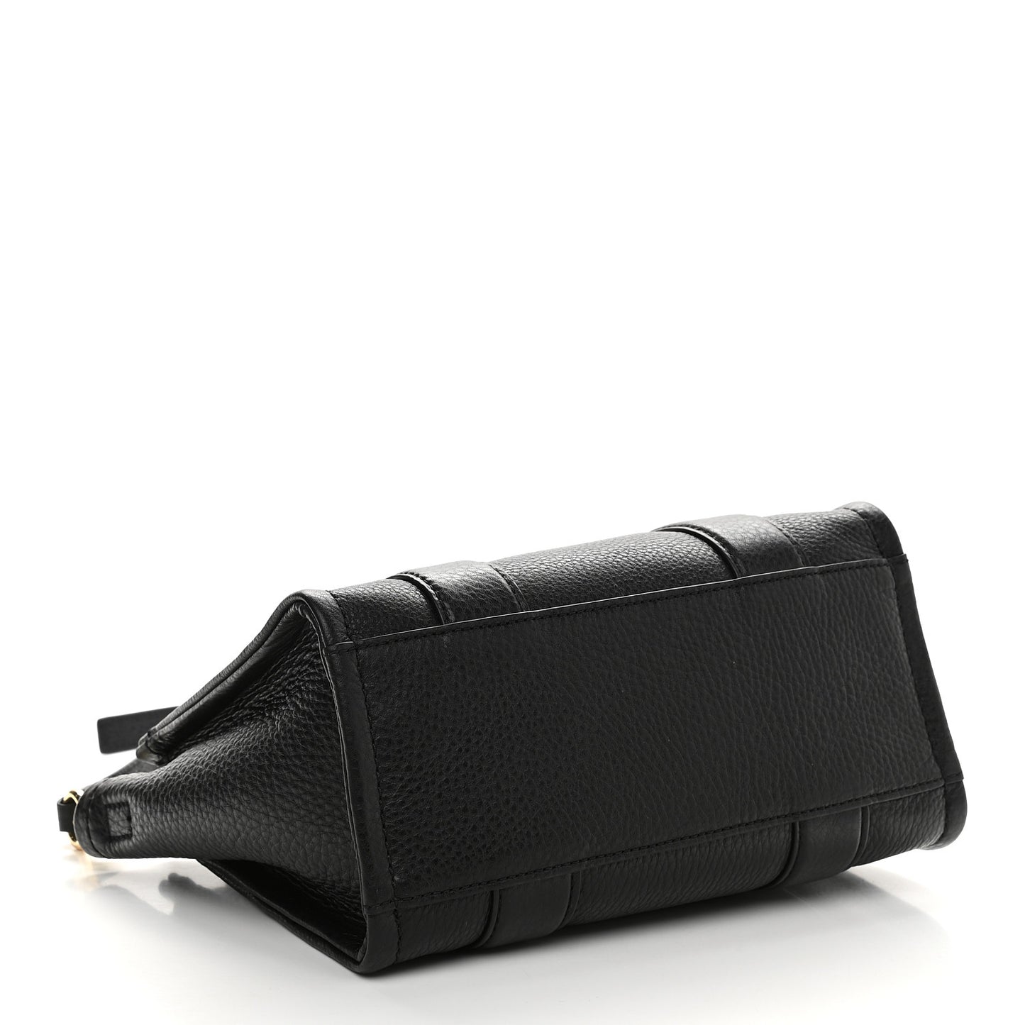 Grained Calfskin Small The Tote Bag Black