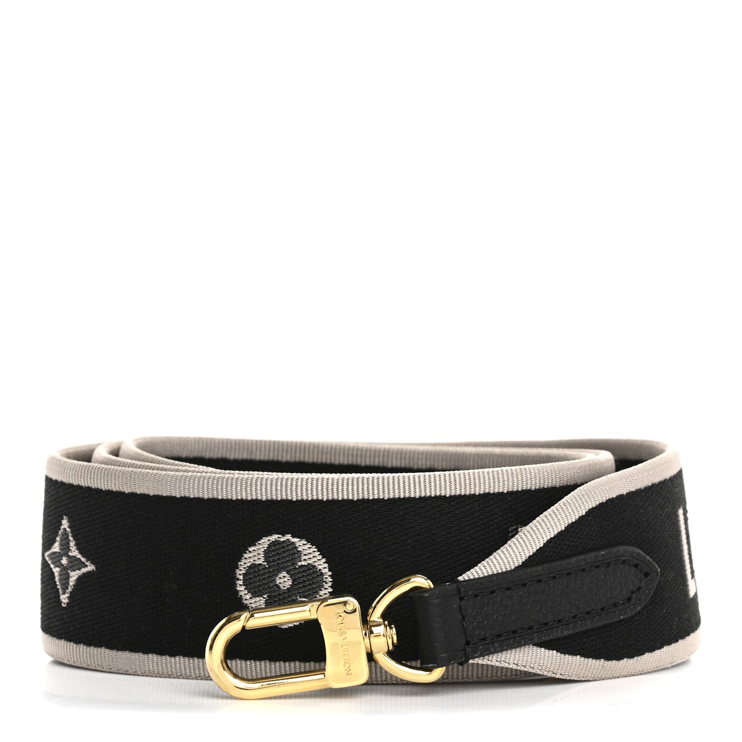 Jacquard Diane Shoulder Strap Black Ivory