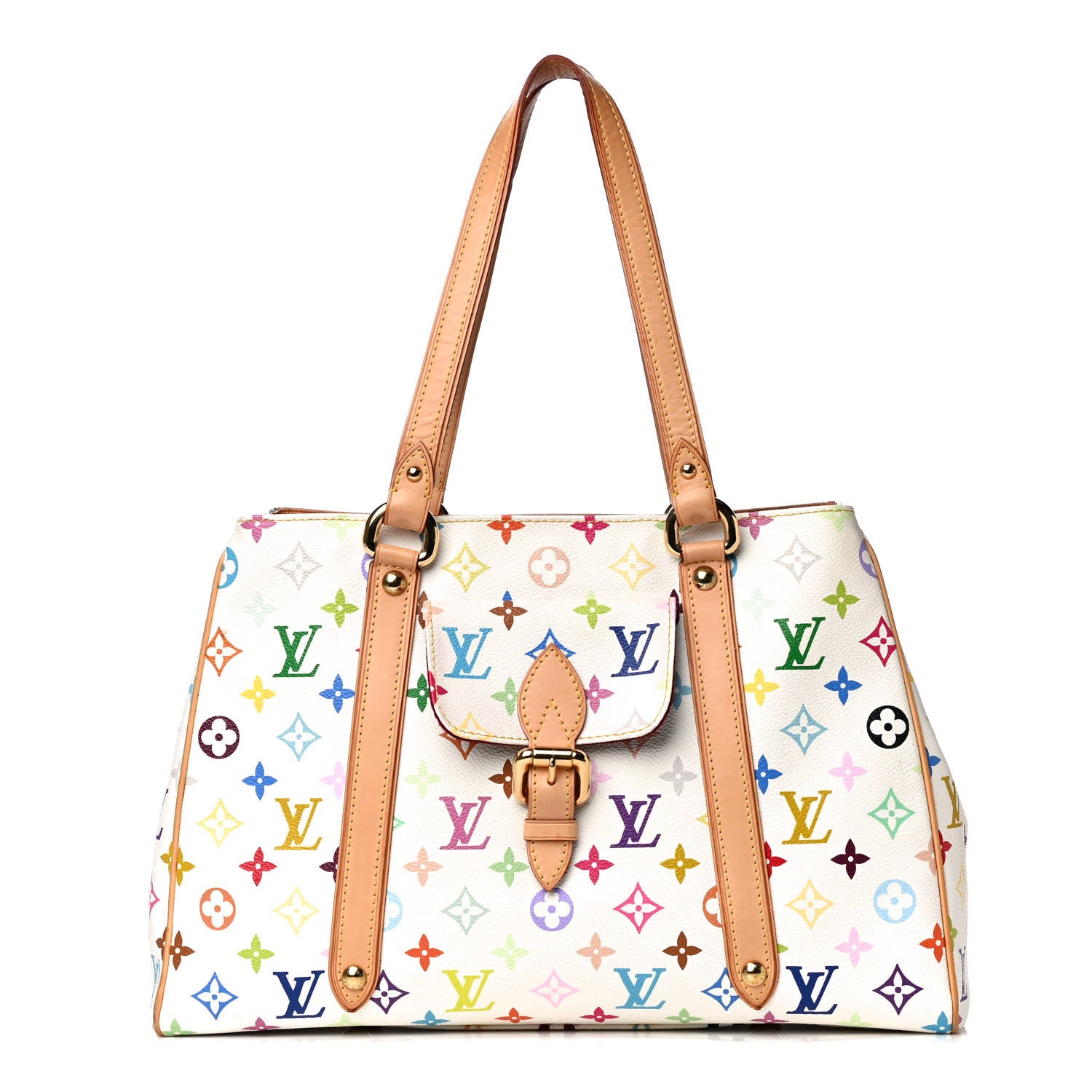 Louis Vuitton Monogram Multicolor Aurelia MM White 1 of 11