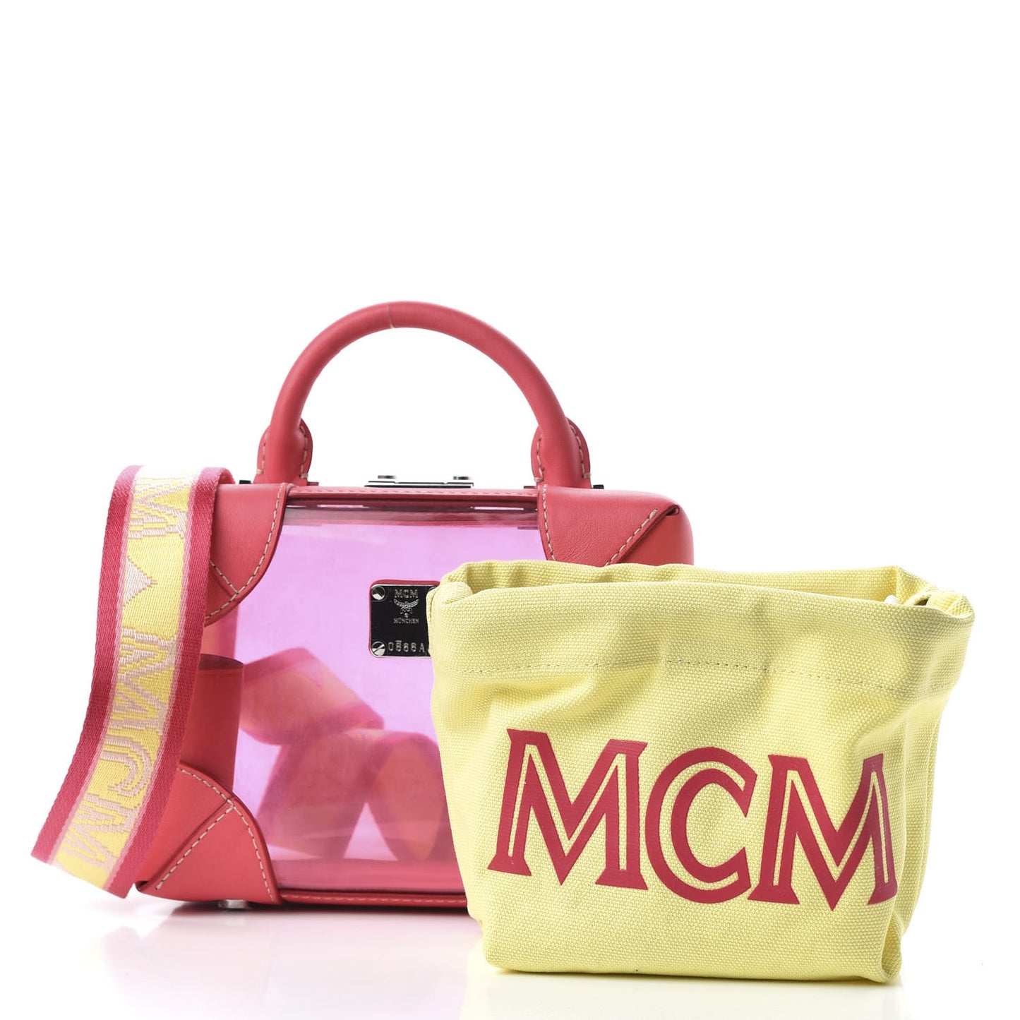 Transparent Small E/W Soft Berlin Crossbody Hologram Teaberry