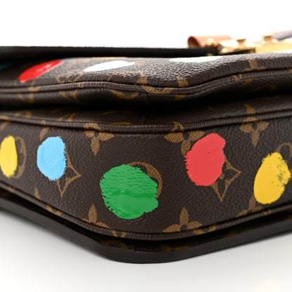 Louis Vuitton LV x YK Monogram Painted Dots Pochette Metis 9 of 10