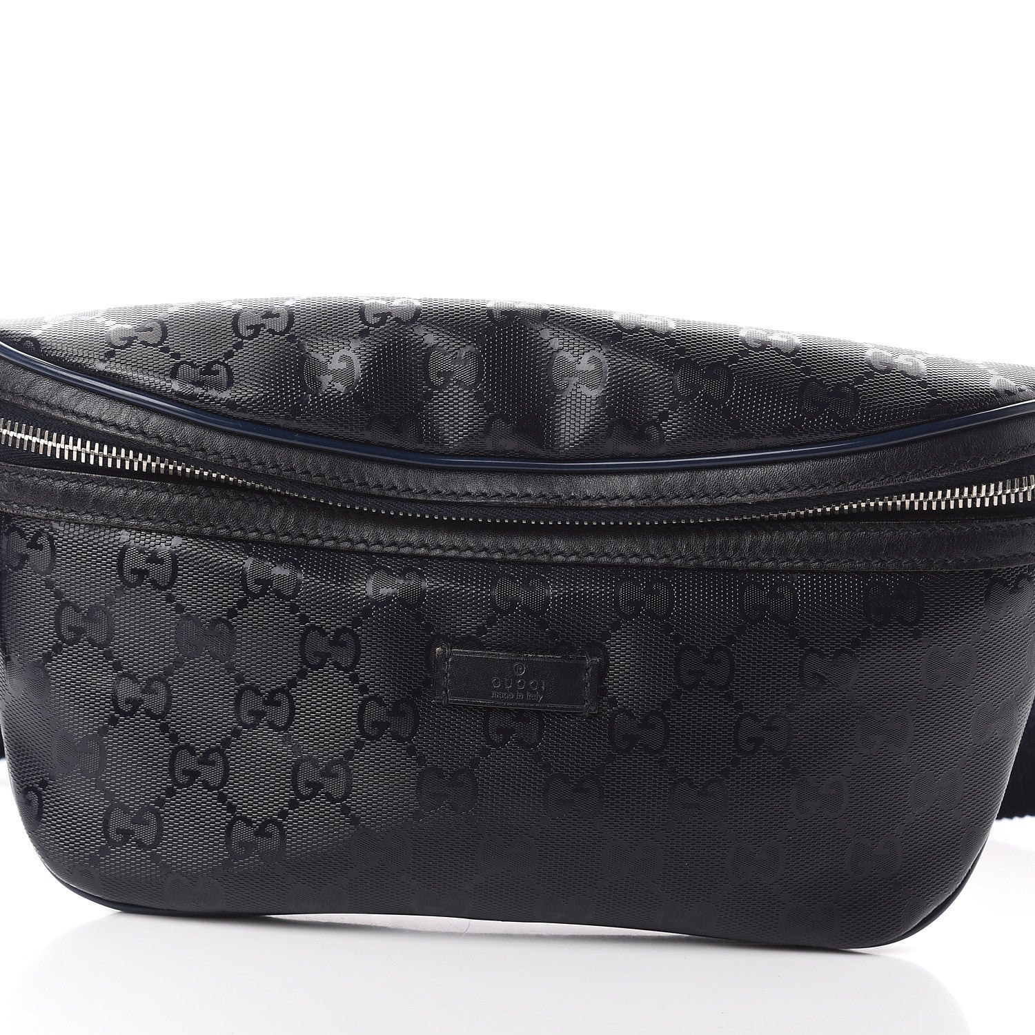 Gucci Imprime Monogram Belt Bag Navy 6 of 8