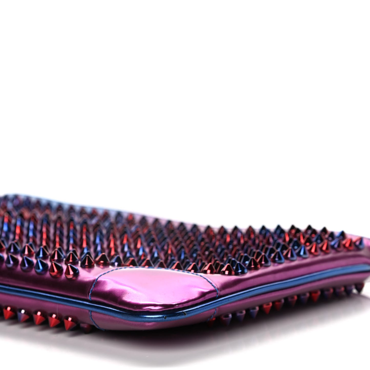 Patent Scarabe Spikes Loubiposh Chain Clutch Rose Digitale