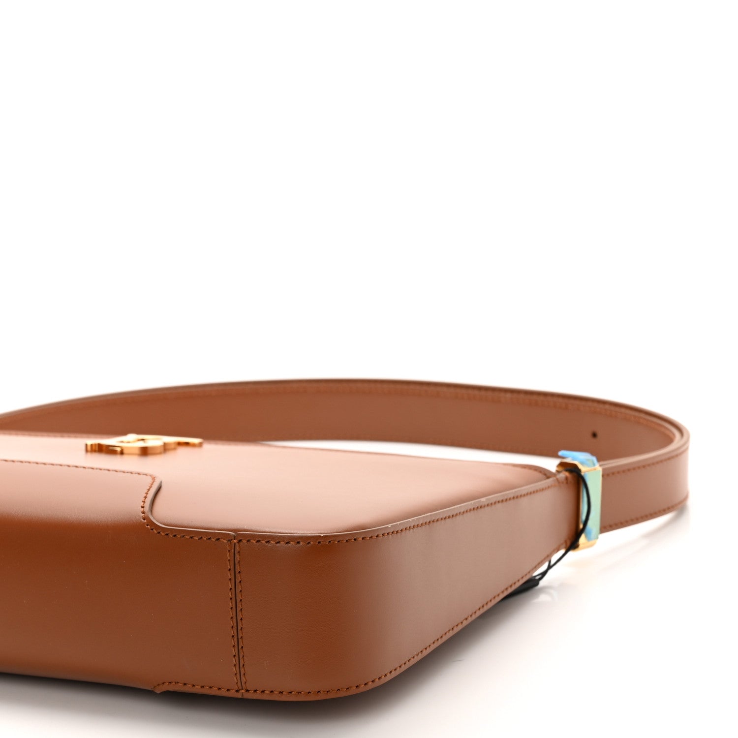 Burberry Smooth Calfskin TB Shoulder Bag Warm Tan 10 of 10