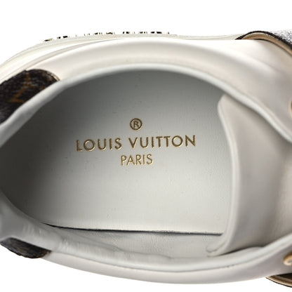 Louis Vuitton Calfskin Monogram Frontrow Sneaker 36.5 White 7 of 9