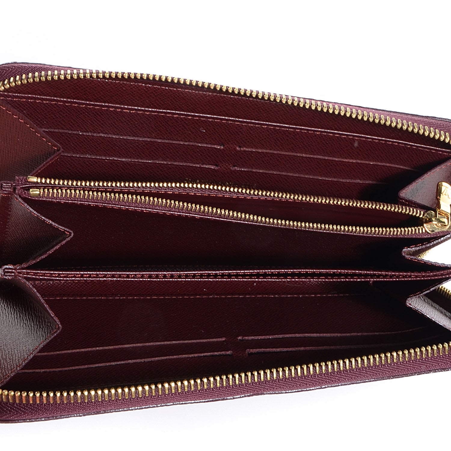 Louis Vuitton Damier Paillettes Zippy Wallet Red 6 of 8