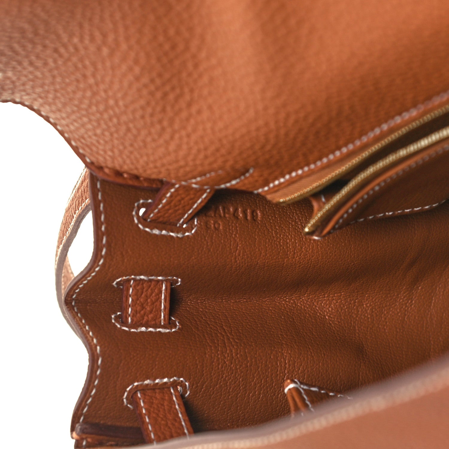 Hermes Togo Kelly Retourne 25 Gold 7 of 13