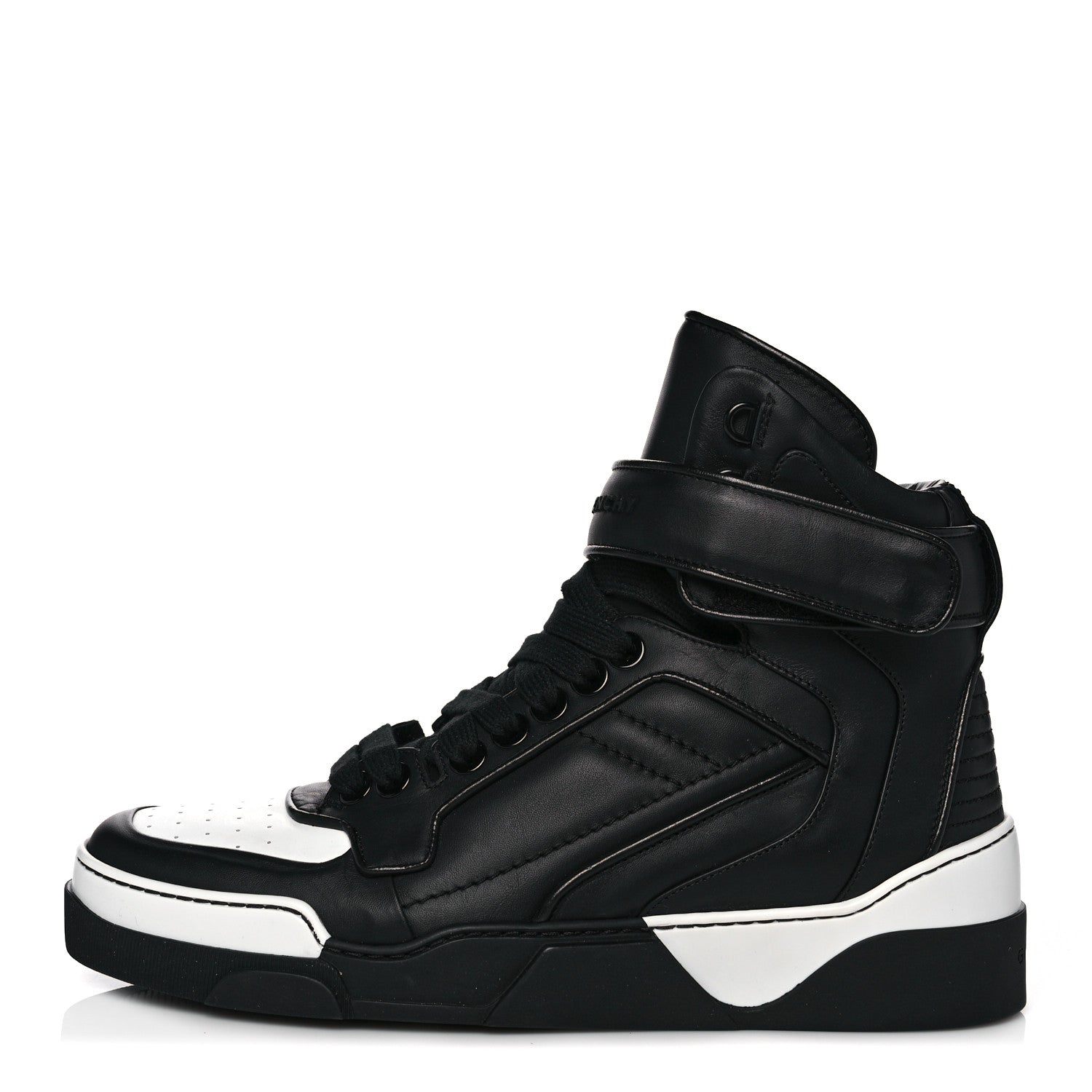 Givenchy Calfskin Mens Tyson High Top Sneakers 42 Black 1 of 10