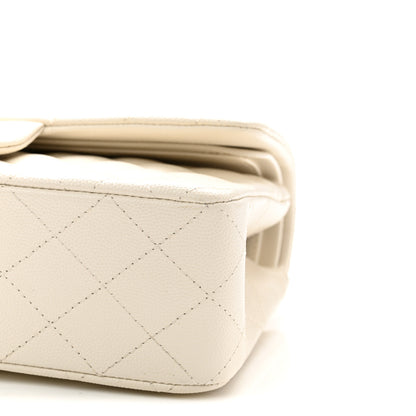 Chanel Caviar Quilted Small Double Flap White 10 of 11
