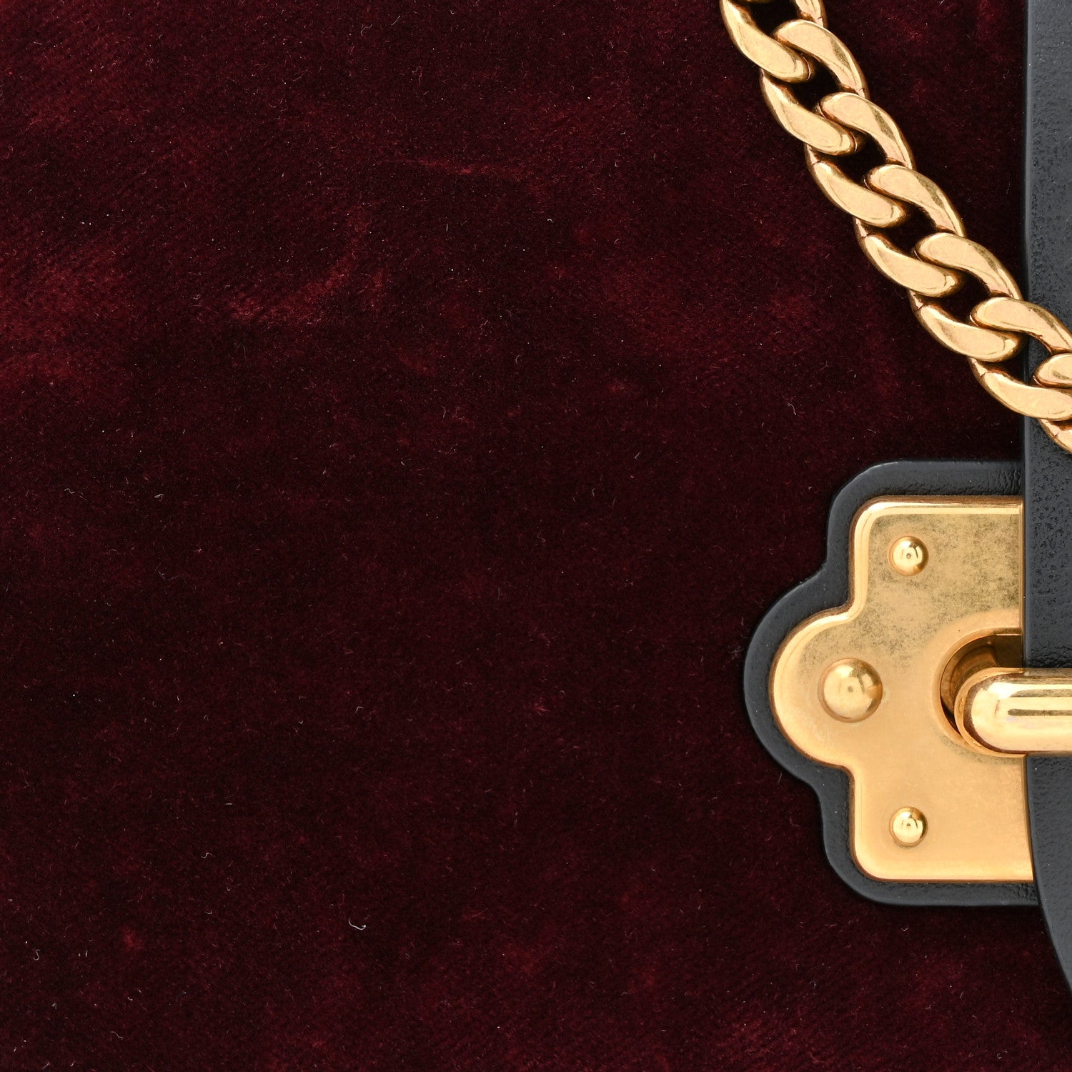 Prada Velvet City Calfskin Cahier Clutch With Chain Ribes Black 7 of 14