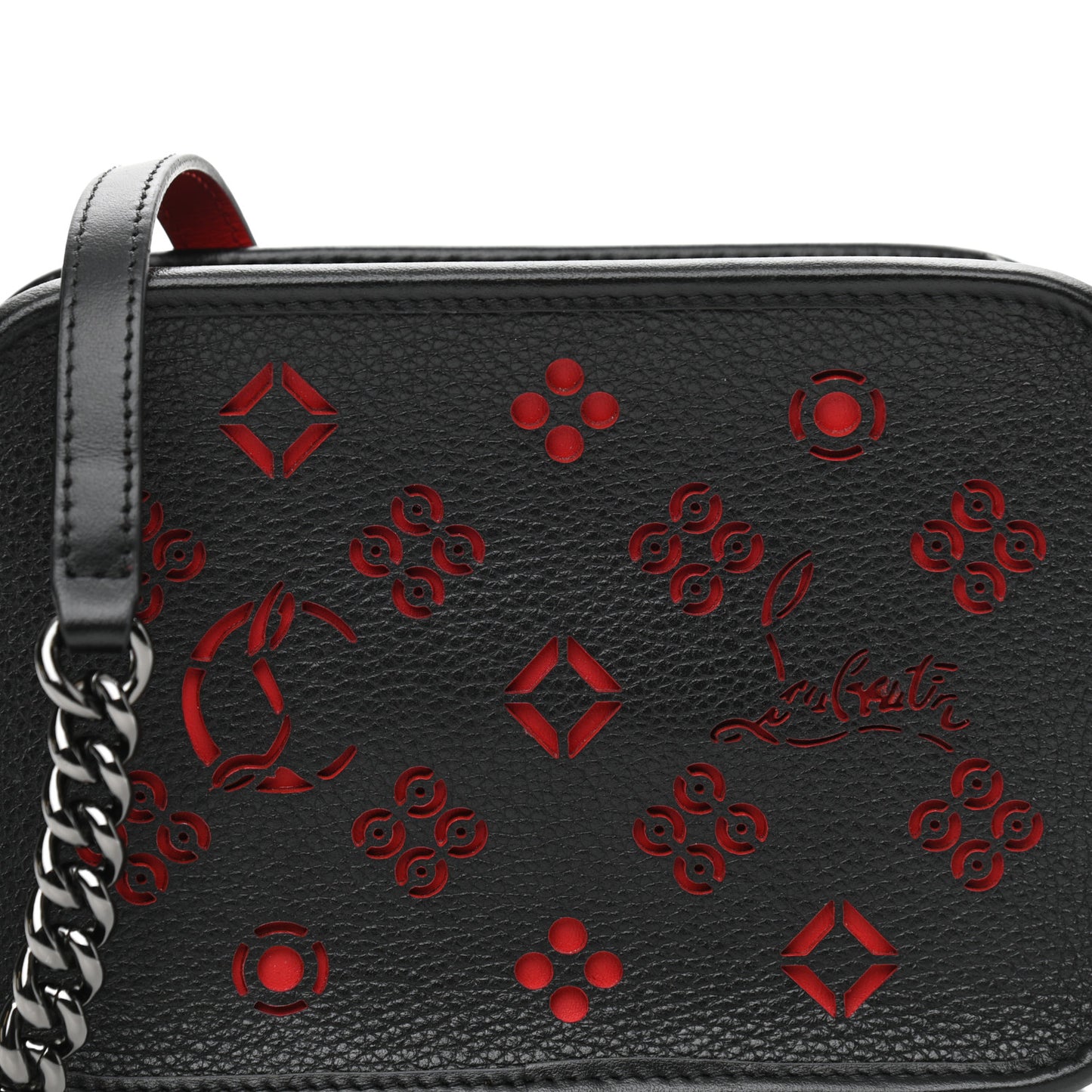 Calfskin Small Radioloubi Black