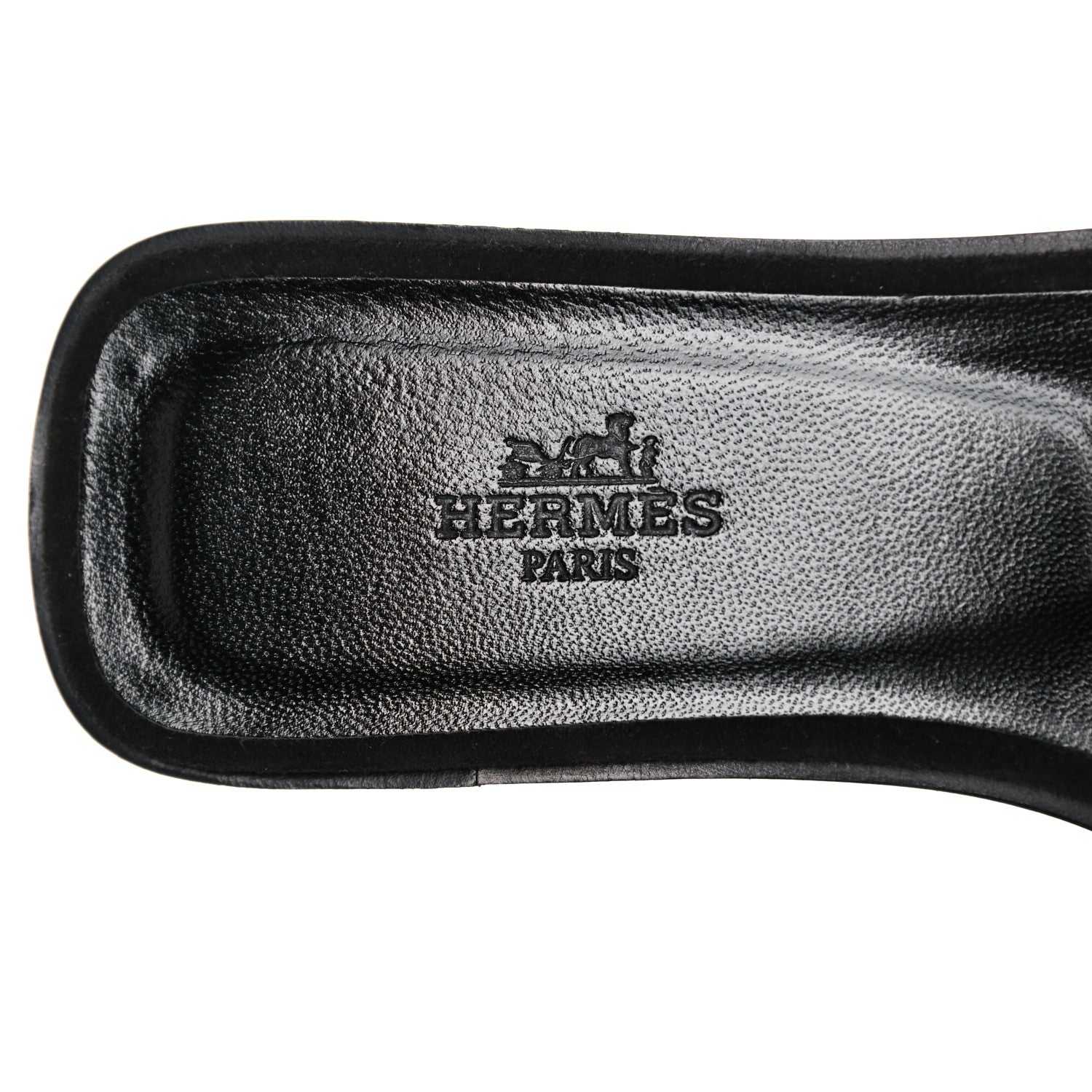 Hermes Mink Fur Oran Sandals 37 Black 7 of 11