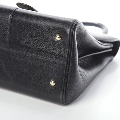 Delvaux Crispy Calfskin MM Brillant Satchel Black 9 of 9