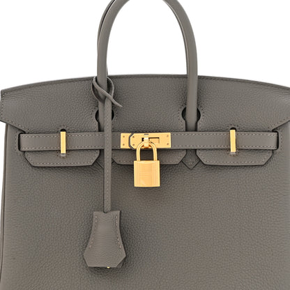 Hermes Togo Birkin 25 Gris Meyer 8 of 11