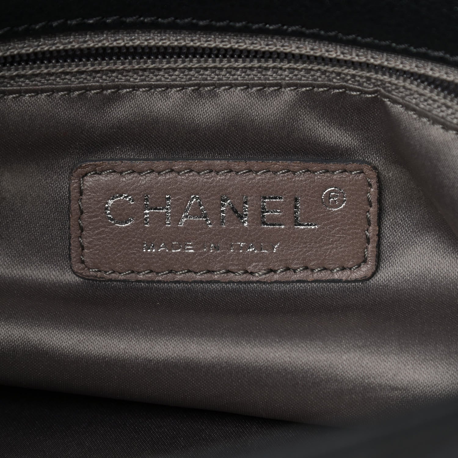 Chanel Glazed Caviar Coco Rider Flap Hobo Dark Grey 6 of 11