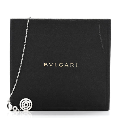 Bulgari 18K White Gold Astrale Cerchi Pendant Necklace 5 of 5