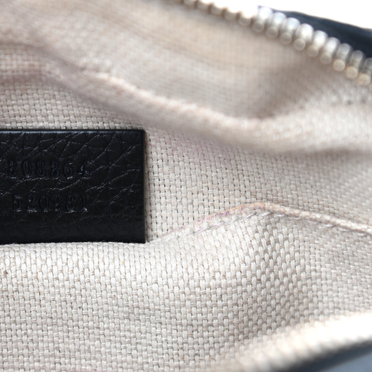 Pebbled Calfskin Small Soho Disco Bag Black