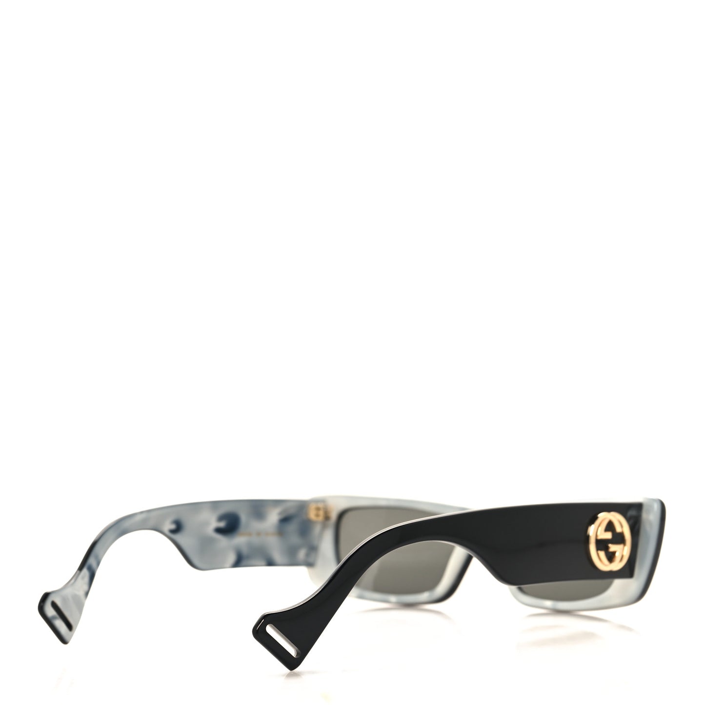 Acetate Rectangular Sunglasses GG0516S Black