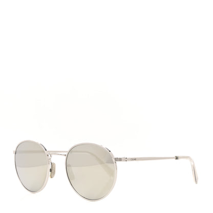 Celine Metal Round Sunglasses CL40100U Silver 1 of 7