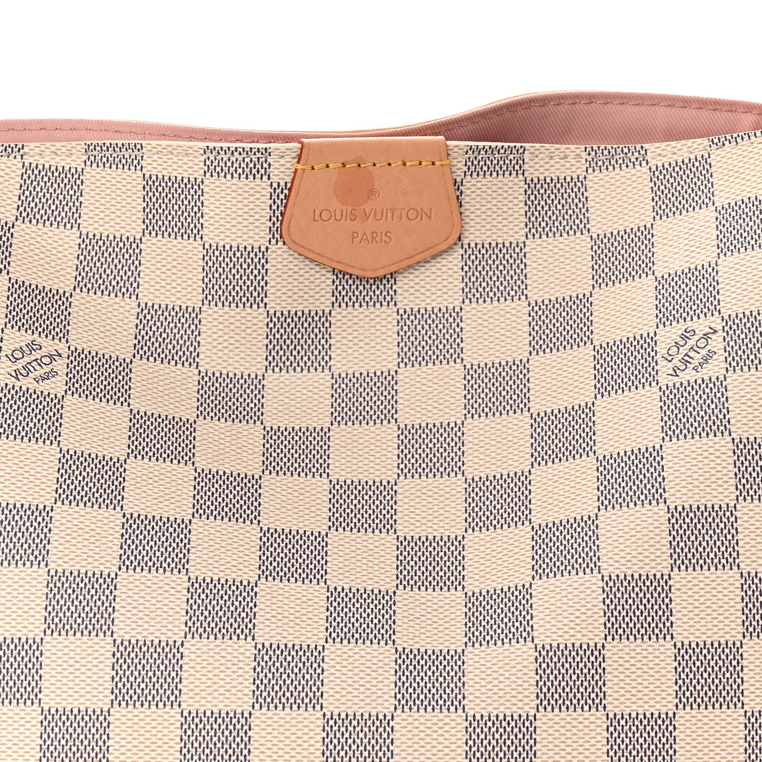 Louis Vuitton Damier Azur Graceful PM Rose Ballerine 8 of 10