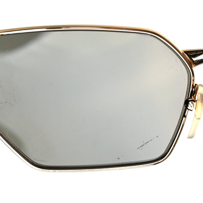 Gucci Rectangular Sunglasses GG0538S Gold Black 8 of 8