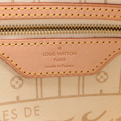 Louis Vuitton Damier Azur Neverfull MM 5 of 9