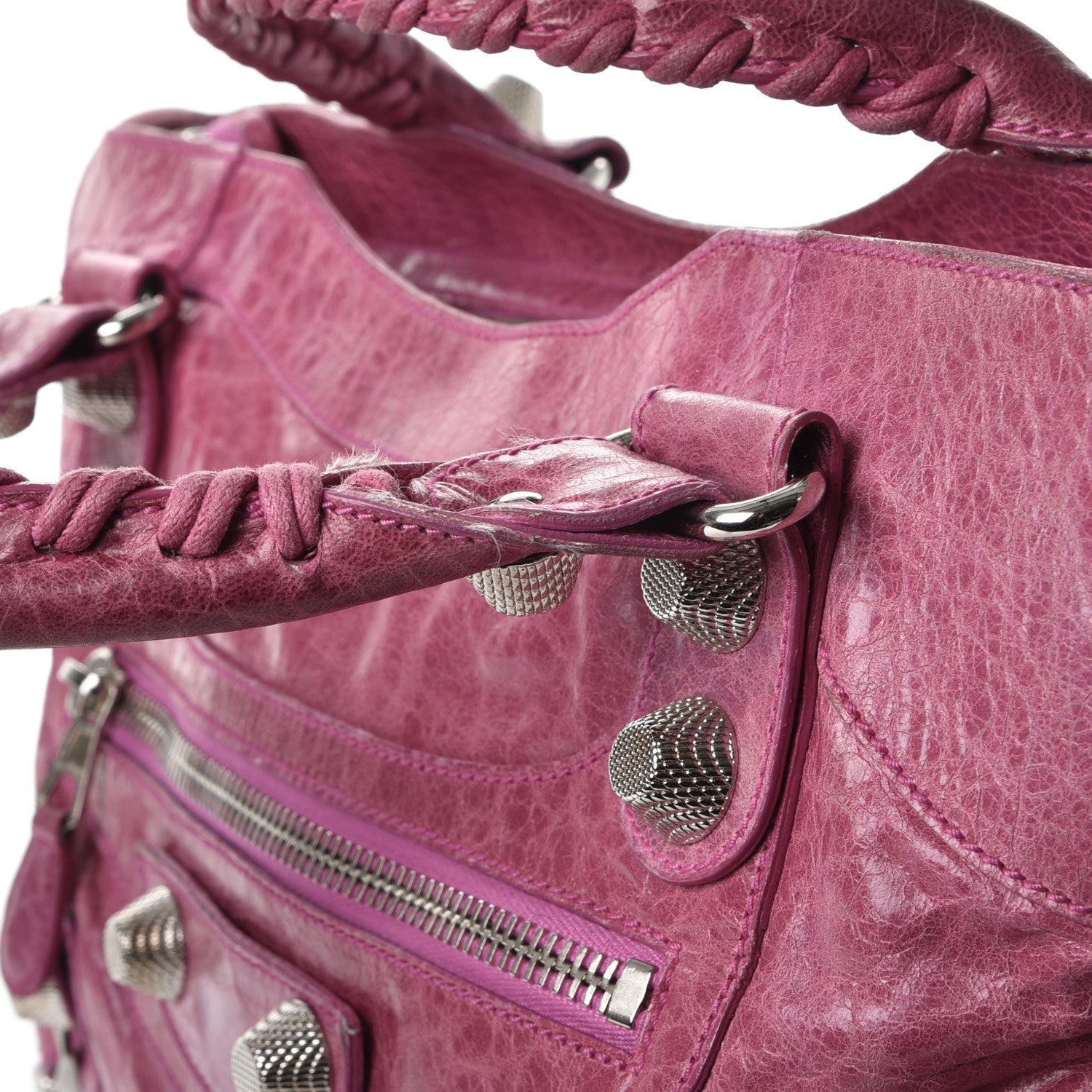 Balenciaga Agneau Giant 21 Silver Hardware City Magenta 13 of 18