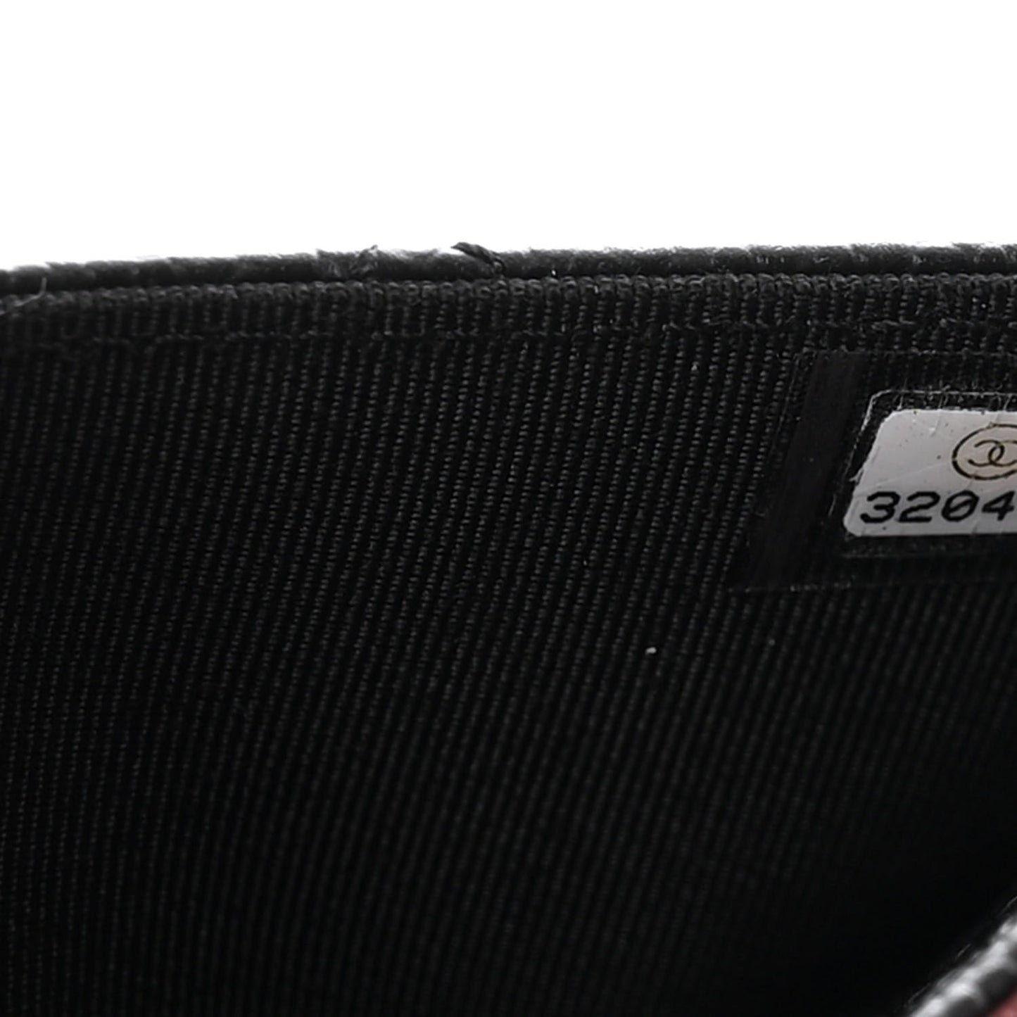 Caviar Quilted Flap Card Holder Wallet Black