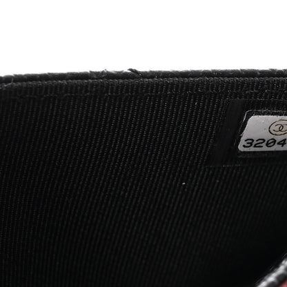 Chanel Caviar Quilted Flap Card Holder Wallet Black 8 of 9