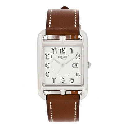 Hermes Stainless Steel Barenia 29mm Cape Cod Quartz Watch Fauve 1 of 5