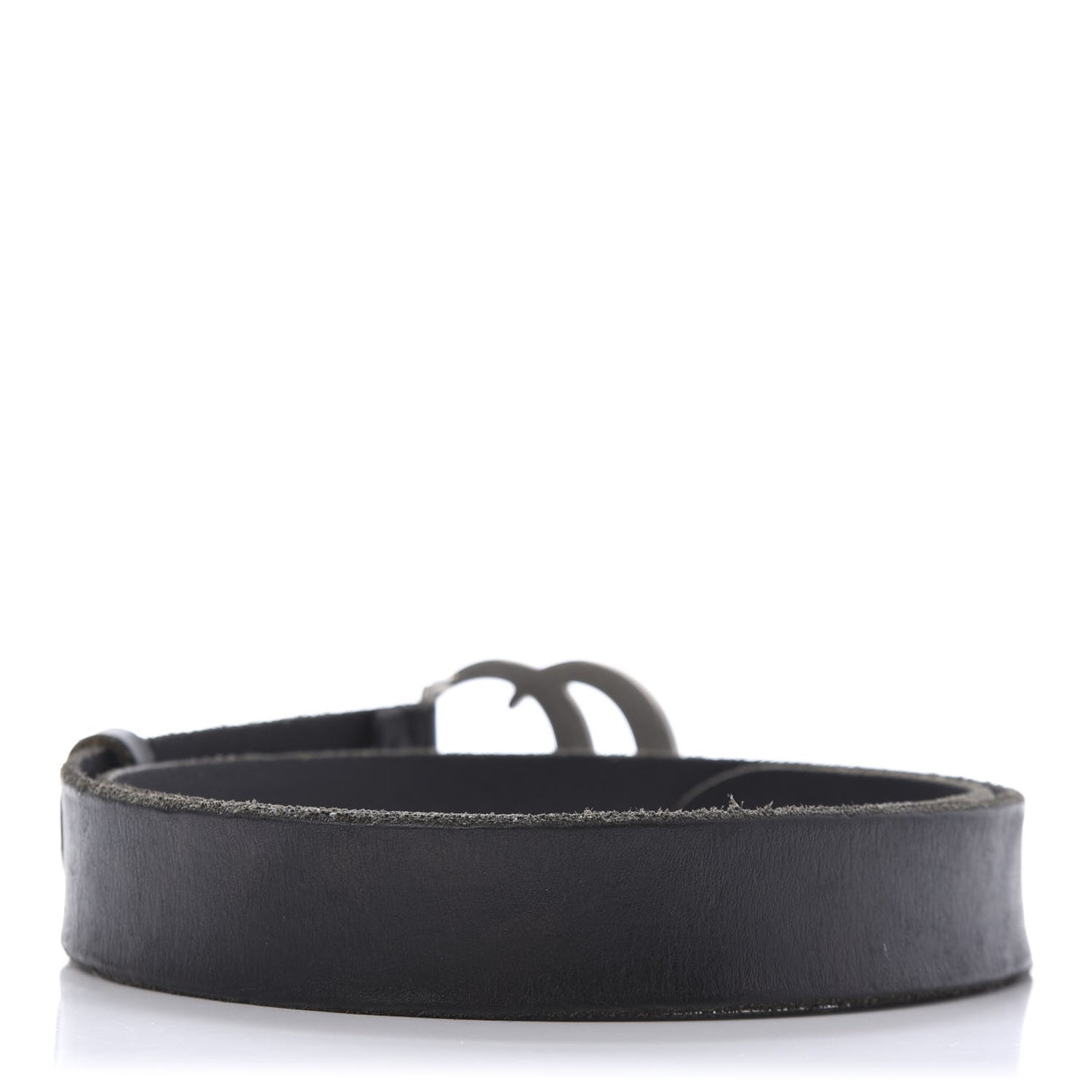 Cuoio Toscano Nickel Double G 30mm Belt 80 32 Black