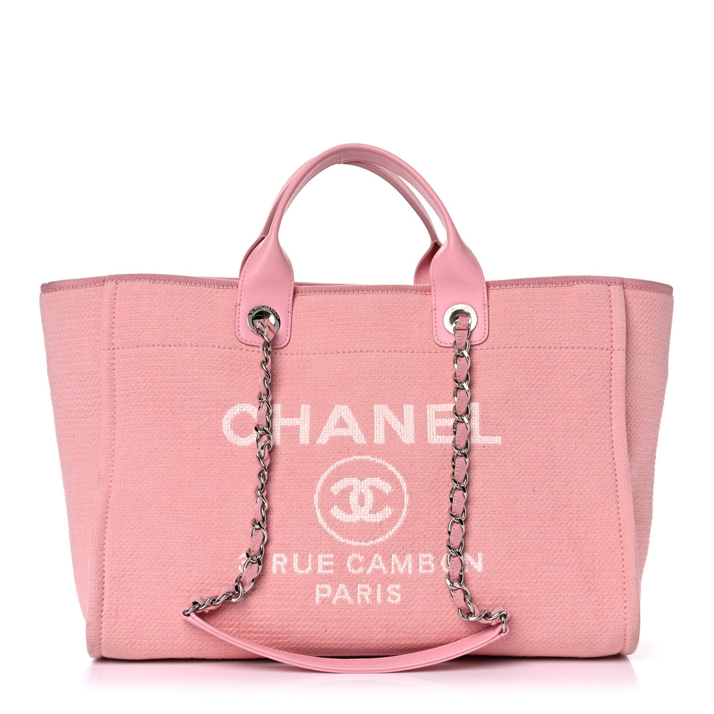 Canvas Large Deauville Tote Pink