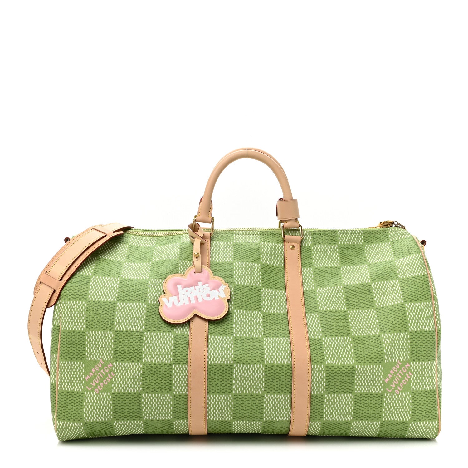Louis Vuitton Damier Golf Keepall Bandouliere 50 Green 1 of 7