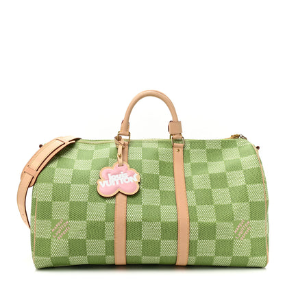 Louis Vuitton Damier Golf Keepall Bandouliere 50 Green 1 of 7