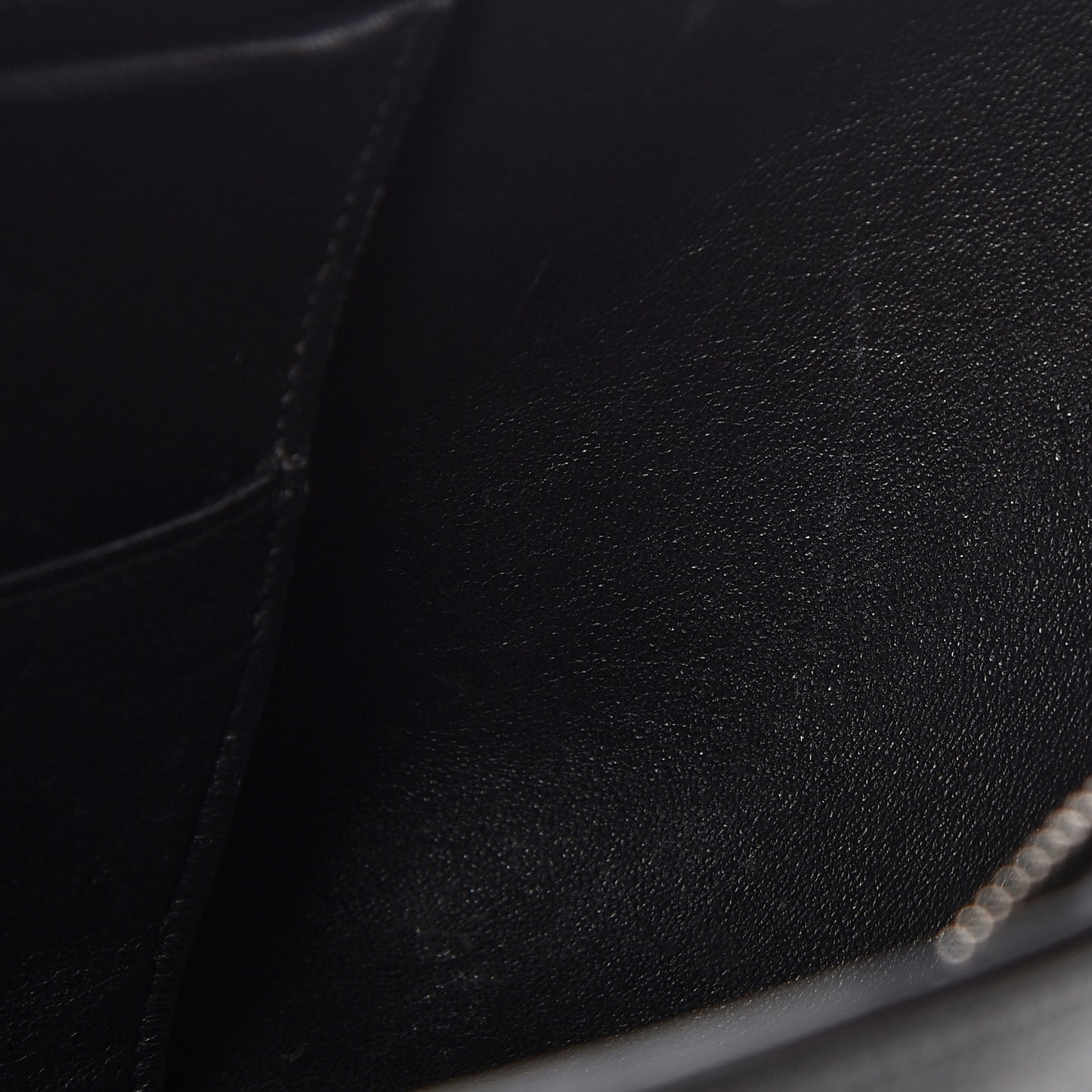 Drummed Calfskin Suede Small Trapeze Black