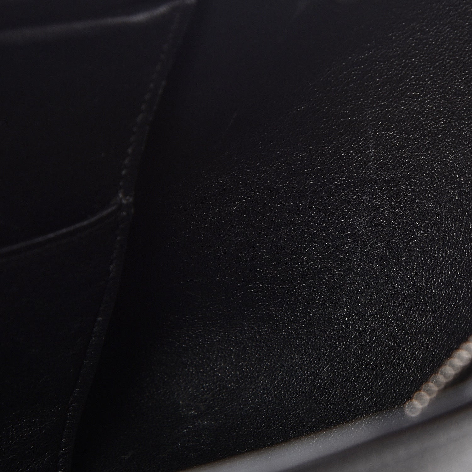 Celine Drummed Calfskin Suede Small Trapeze Black 8 of 19