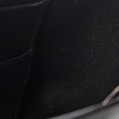 Celine Drummed Calfskin Suede Small Trapeze Black 8 of 19