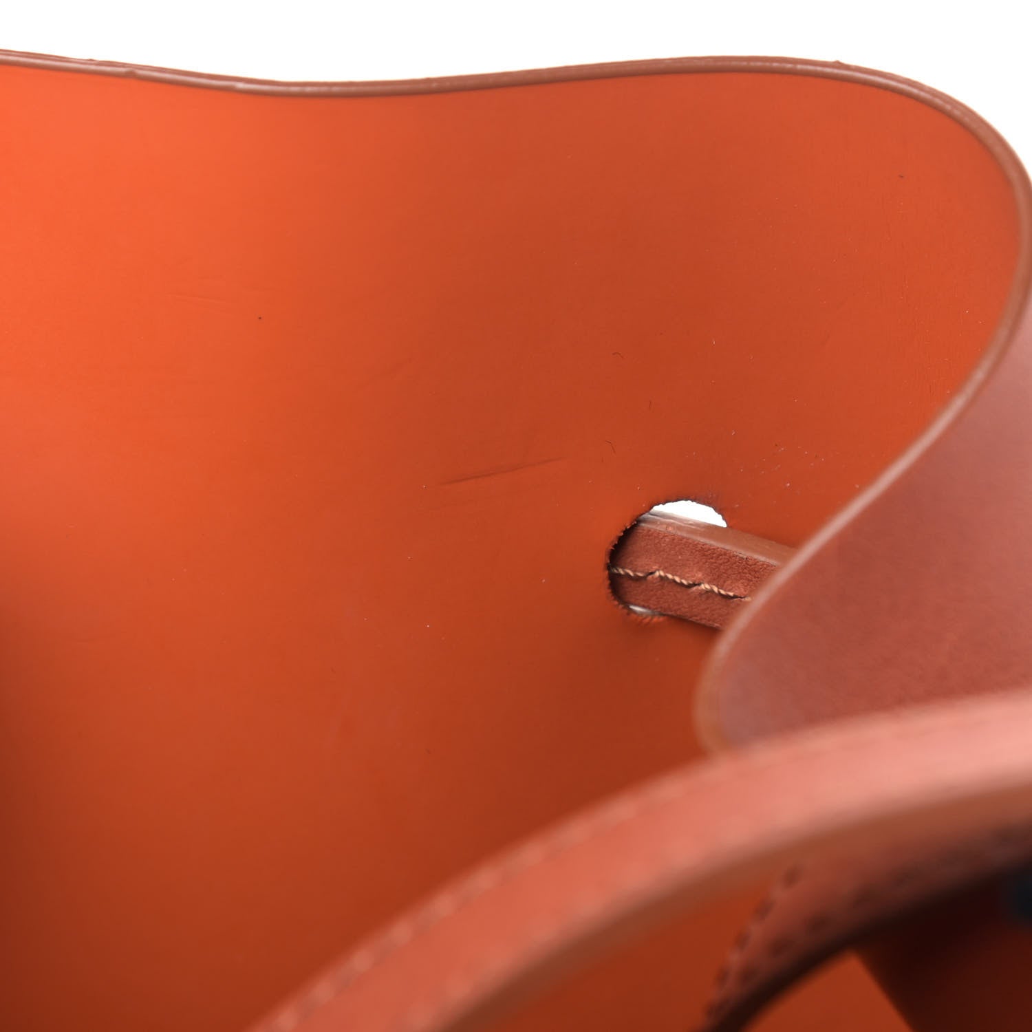 Mansur Gavriel Calfskin Mini Bucket Bag Saddle 10 of 10