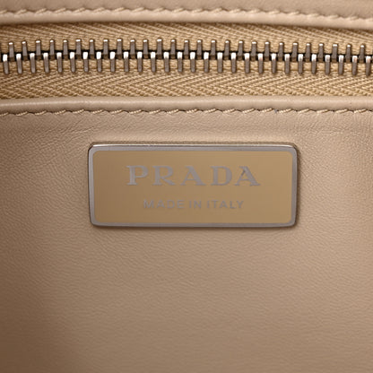 Prada Nappa Antique Small Re-Edition 2001 Two Handle Crossbody Bag Deserto 7 of 11