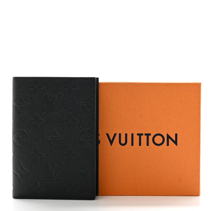 Louis Vuitton Empreinte Monogram Passport Cover Black 9 of 9