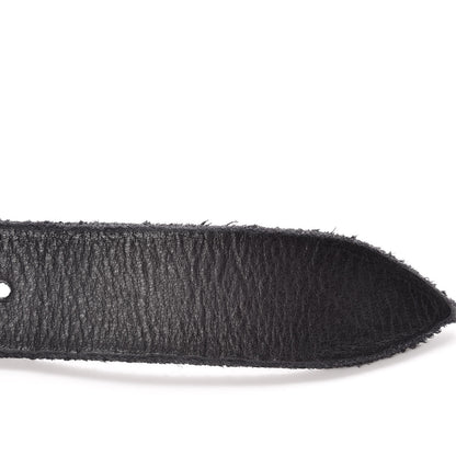 Gucci Cuoio Toscano Nickel Double G 30mm Belt 75 30 Black 7 of 8